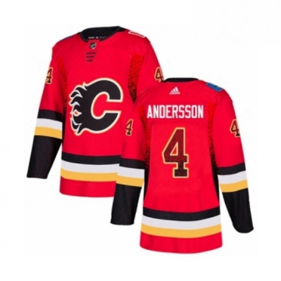 Mens Adidas Calgary Flames 4 Rasmus Andersson Authentic Red Drift Fashion NHL Jersey Mens Adidas Calgary Flames 4 Rasmus Andersson Authentic Red Drift Fashion NHL Jersey