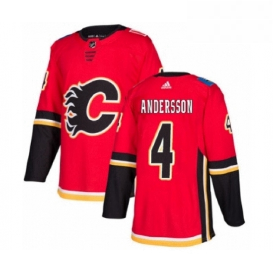 Mens Adidas Calgary Flames 4 Rasmus Andersson Premier Red Home NHL Jersey Mens Adidas Calgary Flames 4 Rasmus Andersson Premier Red Home NHL Jersey