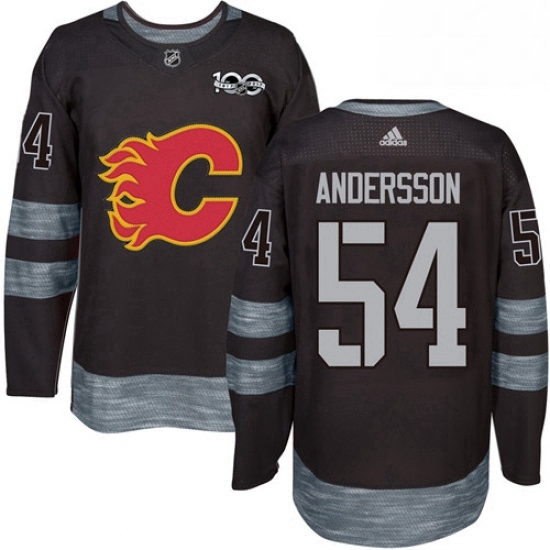 Mens Adidas Calgary Flames 54 Rasmus Andersson Authentic Black 1917 2017 100th Anniversary NHL Jersey Mens Adidas Calgary Flames 54 Rasmus Andersson Authentic Black 1917 2017 100th Anniversary NHL Jersey