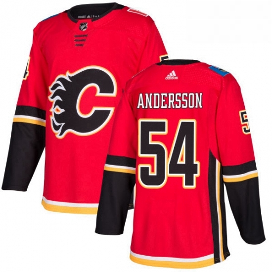 Mens Adidas Calgary Flames 54 Rasmus Andersson Premier Red Home NHL Jersey Mens Adidas Calgary Flames 54 Rasmus Andersson Premier Red Home NHL Jersey