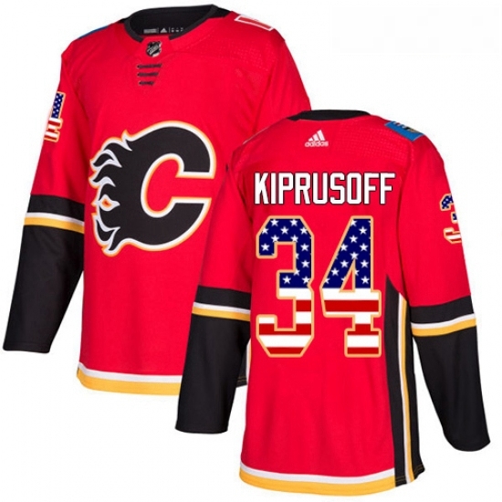 Youth Adidas Calgary Flames 34 Miikka Kiprusoff Authentic Red USA Flag Fashion NHL Jersey Youth Adidas Calgary Flames 34 Miikka Kiprusoff Authentic Red USA Flag Fashion NHL Jersey