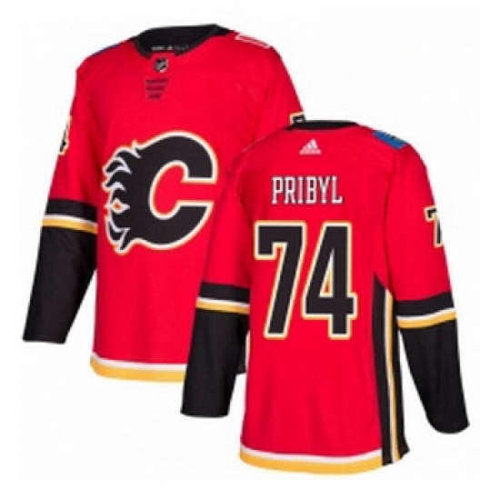 Youth Adidas Calgary Flames 74 Daniel Pribyl Authentic Red Home NHL Jersey Youth Adidas Calgary Flames 74 Daniel Pribyl Authentic Red Home NHL Jersey