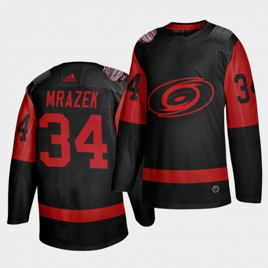 Carolina Hurricanes 34 Petr Mrazek Black Men 2021 Stadium Series Outdoor Game Jersey Carolina Hurricanes 34 Petr Mrazek Black Men 2021 Stadium Series Outdoor Game Jersey