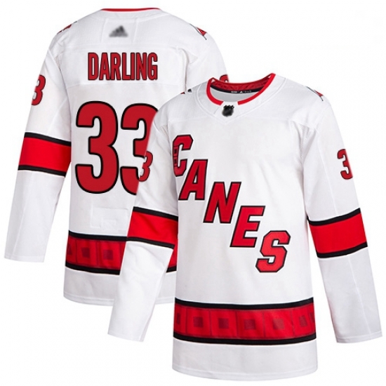 Hurricanes 33 Scott Darling White Road Authentic Stitched Hockey Jersey Hurricanes 33 Scott Darling White Road Authentic Stitched Hockey Jersey