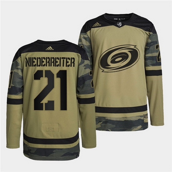 Men Carolina Hurricanes 21 Nino Niederreiter 2022 Camo Military Appreciation Night Stitched jersey Men Carolina Hurricanes 21 Nino Niederreiter 2022 Camo Military Appreciation Night Stitched jersey