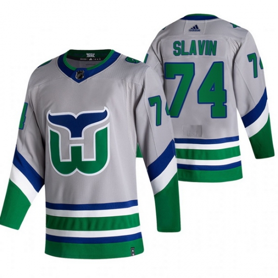 Men Carolina Hurricanes 74 Jaccob Slavin Grey Adidas 2020 21 Reverse Retro Alternate NHL Jersey Men Carolina Hurricanes 74 Jaccob Slavin Grey Adidas 2020 21 Reverse Retro Alternate NHL Jersey