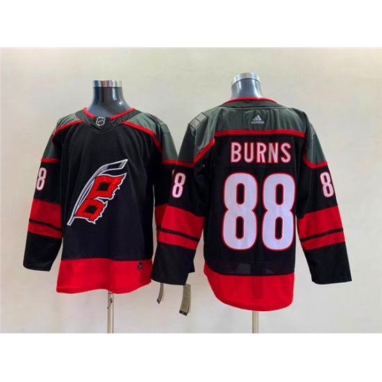 Men Carolina Hurricanes 88 Brent Burns Black Stitched Jersey Men Carolina Hurricanes 88 Brent Burns Black Stitched Jersey