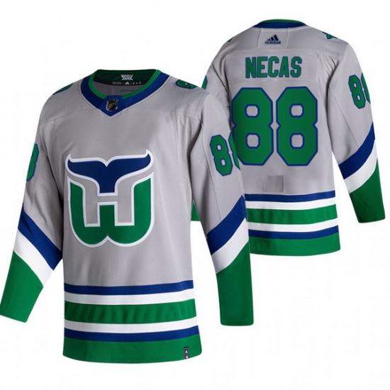 Men Carolina Hurricanes 88 Martin Necas Grey Adidas 2020 21 Reverse Retro Alternate NHL Jersey Men Carolina Hurricanes 88 Martin Necas Grey Adidas 2020 21 Reverse Retro Alternate NHL Jersey