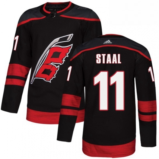 Mens Adidas Carolina Hurricanes 11 Jordan Staal Authentic Black Alternate NHL Jersey Mens Adidas Carolina Hurricanes 11 Jordan Staal Authentic Black Alternate NHL Jersey