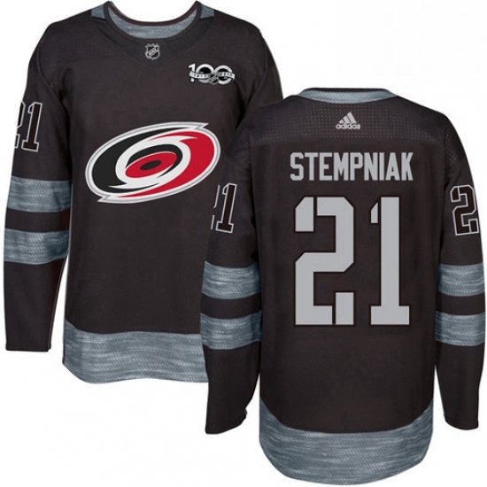 Mens Adidas Carolina Hurricanes 21 Lee Stempniak Premier Black 1917 2017 100th Anniversary NHL Jersey Mens Adidas Carolina Hurricanes 21 Lee Stempniak Premier Black 1917 2017 100th Anniversary NHL Jersey