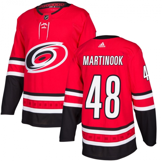 Mens Adidas Carolina Hurricanes 48 Jordan Martinook Authentic Red Drift Fashion NHL Jersey Mens Adidas Carolina Hurricanes 48 Jordan Martinook Authentic Red Drift Fashion NHL Jersey