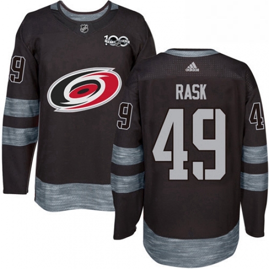 Mens Adidas Carolina Hurricanes 49 Victor Rask Premier Black 1917 2017 100th Anniversary NHL Jersey Mens Adidas Carolina Hurricanes 49 Victor Rask Premier Black 1917 2017 100th Anniversary NHL Jersey
