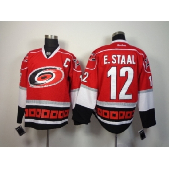 NHL Carolina Hurricanes #12 Eric Staal Red Home Jerseys NHL Carolina Hurricanes #12 Eric Staal Red Home Jerseys