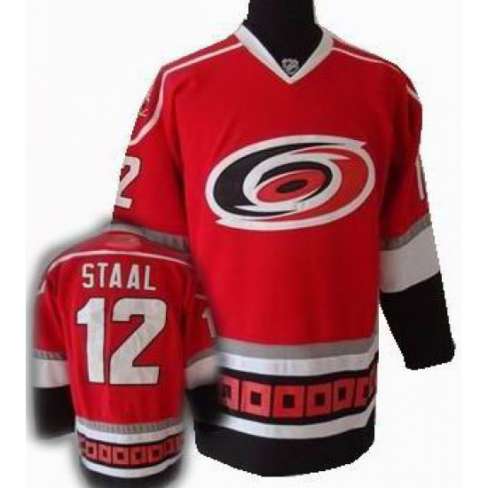 RBK Carolina Hurricanes #12 Eric Staal Red RBK Carolina Hurricanes #12 Eric Staal Red