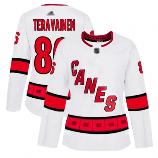 Women Hurricanes 86 Teuvo Teravainen White Road Authentic Stitched Hockey Jersey Women Hurricanes 86 Teuvo Teravainen White Road Authentic Stitched Hockey Jersey
