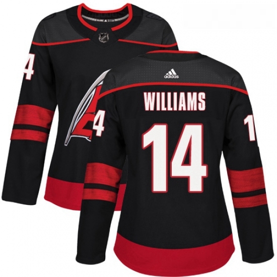 Womens Adidas Carolina Hurricanes 14 Justin Williams Premier Black Alternate NHL Jersey Womens Adidas Carolina Hurricanes 14 Justin Williams Premier Black Alternate NHL Jersey