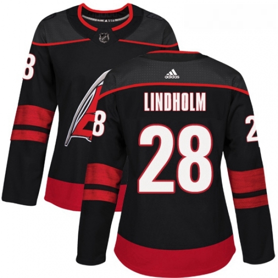 Womens Adidas Carolina Hurricanes 28 Elias Lindholm Premier Black Alternate NHL Jersey Womens Adidas Carolina Hurricanes 28 Elias Lindholm Premier Black Alternate NHL Jersey
