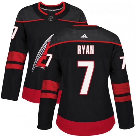 Womens Adidas Carolina Hurricanes 7 Derek Ryan Premier Black Alternate NHL Jersey Womens Adidas Carolina Hurricanes 7 Derek Ryan Premier Black Alternate NHL Jersey