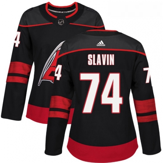 Womens Adidas Carolina Hurricanes 74 Jaccob Slavin Premier Black Alternate NHL Jersey Womens Adidas Carolina Hurricanes 74 Jaccob Slavin Premier Black Alternate NHL Jersey