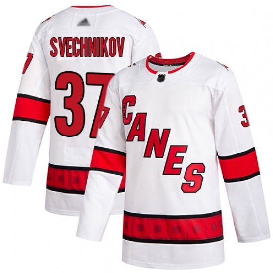 Youth Hurricanes 37 Andrei Svechnikov White Road Authentic Stitched Hockey Jersey Youth Hurricanes 37 Andrei Svechnikov White Road Authentic Stitched Hockey Jersey