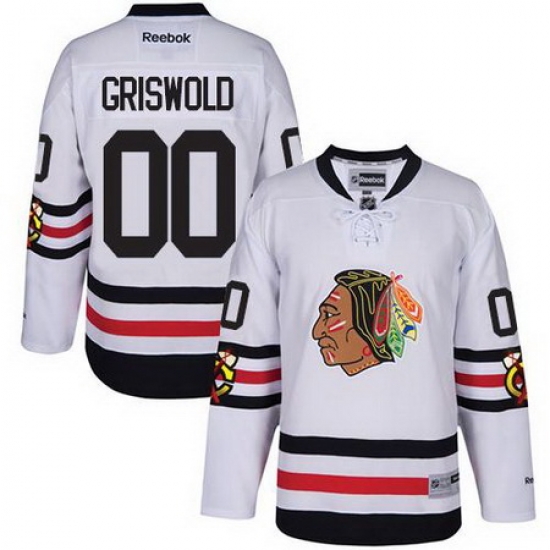 Blackhawks #00 Clark Griswold White 2017 Winter Classic Stitched NHL Jersey Blackhawks #00 Clark Griswold White 2017 Winter Classic Stitched NHL Jersey