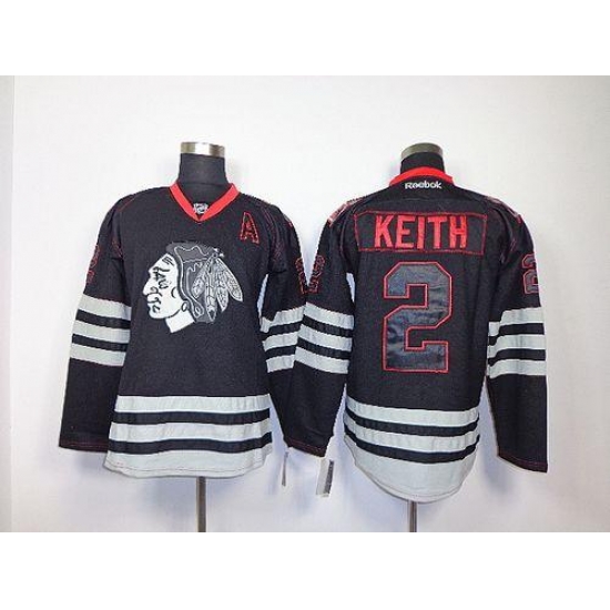 Blackhawks #2 Duncan Keith Black Accelerator Stitched NHL Jersey Blackhawks #2 Duncan Keith Black Accelerator Stitched NHL Jersey