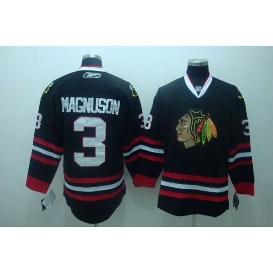 Blackhawks #3 Keith Magnuson Stitched Black NHL Jersey Blackhawks #3 Keith Magnuson Stitched Black NHL Jersey