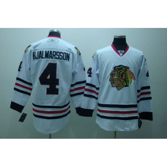 Blackhawks #4 Nikals Hjalmarsson Stitched White NHL Jersey Blackhawks #4 Nikals Hjalmarsson Stitched White NHL Jersey