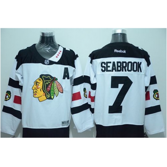 Blackhawks #7 Brent Seabrook White 2016 Stadium Series Stitched NHL Jersey Blackhawks #7 Brent Seabrook White 2016 Stadium Series Stitched NHL Jersey