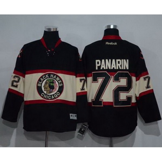 Blackhawks #72 Artemi Panarin Black New Third Stitched NHL Jersey Blackhawks #72 Artemi Panarin Black New Third Stitched NHL Jersey