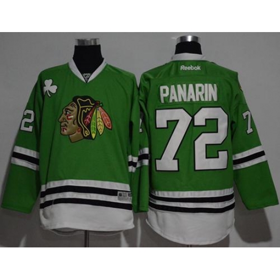 Blackhawks #72 Artemi Panarin Green Stitched NHL Jersey Blackhawks #72 Artemi Panarin Green Stitched NHL Jersey