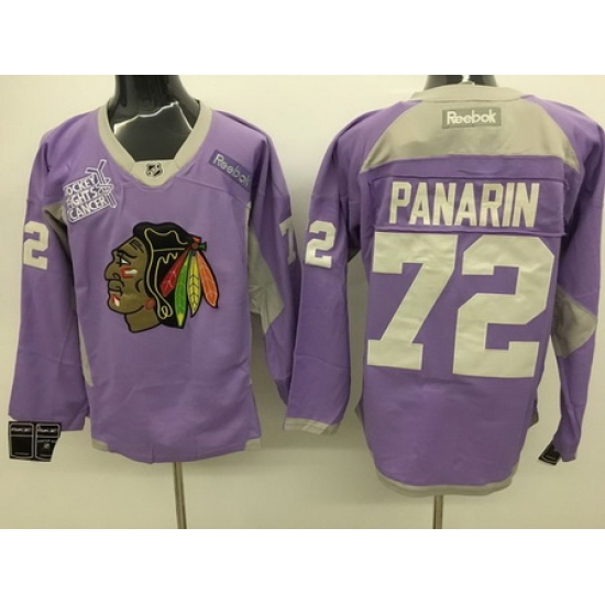 Blackhawks 72 Artemi Panarin Purple Hockey Fights Cancer Reebok Jersey Blackhawks 72 Artemi Panarin Purple Hockey Fights Cancer Reebok Jersey