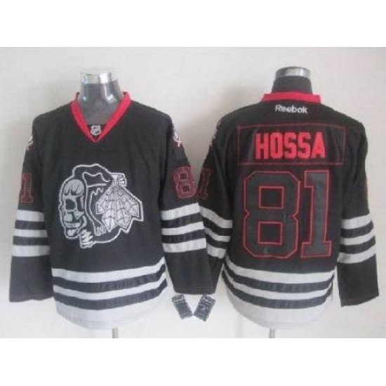 Blackhawks #81 Marian Hossa New Black Ice Stitched NHL Jersey Blackhawks #81 Marian Hossa New Black Ice Stitched NHL Jersey