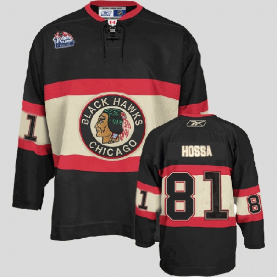 Blackhawks #81 Marian Hossa Winter Classic Stitched Black NHL Jersey Blackhawks #81 Marian Hossa Winter Classic Stitched Black NHL Jersey
