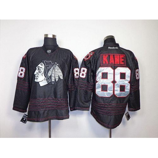 Blackhawks #88 Patrick Kane Black Accelerator Stitched NHL Jersey Blackhawks #88 Patrick Kane Black Accelerator Stitched NHL Jersey