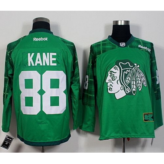Blackhawks #88 Patrick Kane Green St Patricks Day New Stitched NHL Jersey Blackhawks #88 Patrick Kane Green St Patricks Day New Stitched NHL Jersey