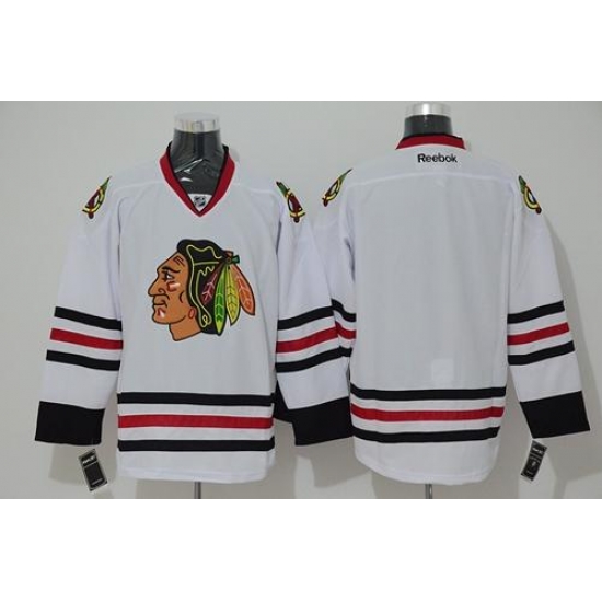Blackhawks Blank Stitched White NHL Jersey Blackhawks Blank Stitched White NHL Jersey