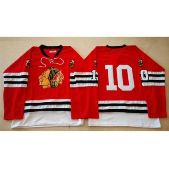 Chicago Blackhawks #10 Patrick Sharp Red Mitchell And Ness 1960-61 Stitched NHL Jersey Chicago Blackhawks #10 Patrick Sharp Red Mitchell And Ness 1960-61 Stitched NHL Jersey