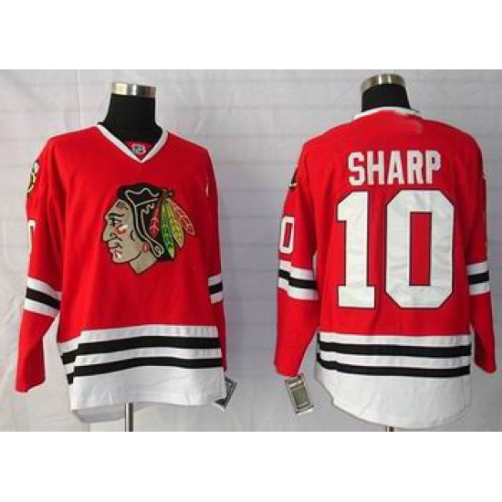 Chicago Blackhawks #10 Patrick Sharp hockey red Jersey Chicago Blackhawks #10 Patrick Sharp hockey red Jersey