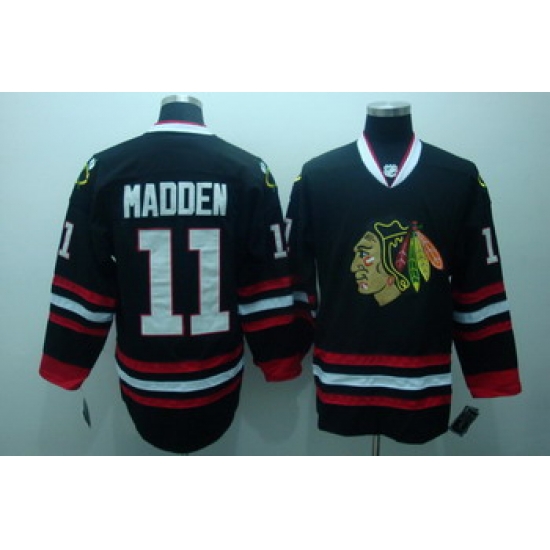 Chicago Blackhawks 11 John Madden Black Jerseys Chicago Blackhawks 11 John Madden Black Jerseys
