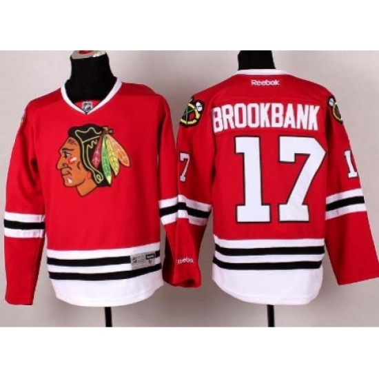 Chicago Blackhawks 17 Sheldon Brookbank Red Hockey NHL Jerseys Chicago Blackhawks 17 Sheldon Brookbank Red Hockey NHL Jerseys