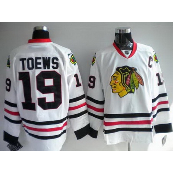 Chicago Blackhawks 19 Janathan Toews white Chicago Blackhawks 19 Janathan Toews white