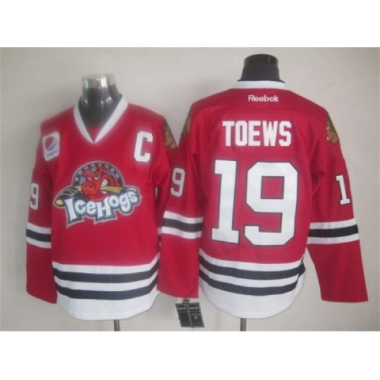 Chicago Blackhawks 19 Jonathan Toews Red AHL Rockford IceHogs ICE Hockey NFL Jerseys Chicago Blackhawks 19 Jonathan Toews Red AHL Rockford IceHogs ICE Hockey NFL Jerseys