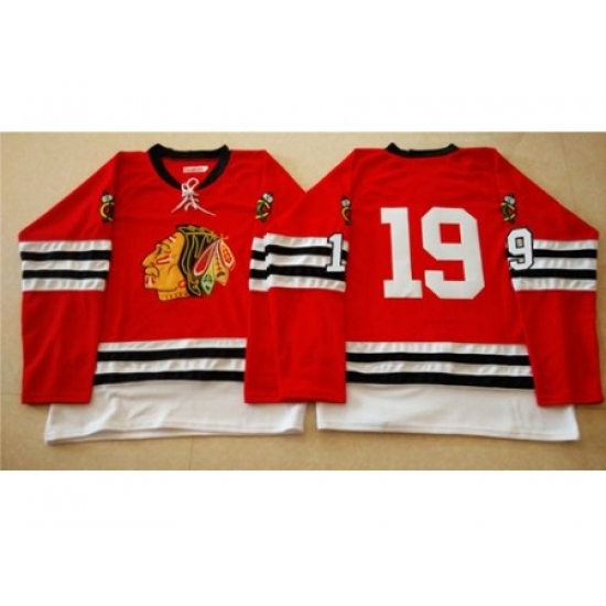 Chicago Blackhawks #19 Jonathan Toews Red Mitchell And Ness 1960-61 Stitched NHL Jersey Chicago Blackhawks #19 Jonathan Toews Red Mitchell And Ness 1960-61 Stitched NHL Jersey