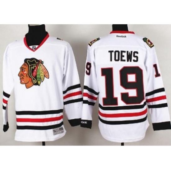 Chicago Blackhawks 19 Jonathan Toews White NHL Hockey Jersey Chicago Blackhawks 19 Jonathan Toews White NHL Hockey Jersey