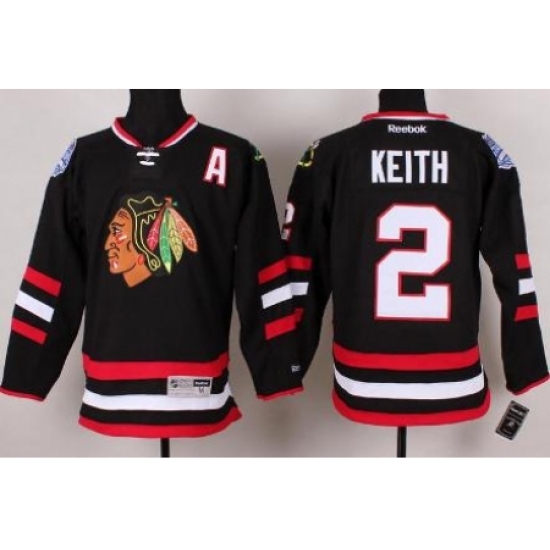Chicago Blackhawks 2 Duncan Keith Black 2014 Stadium Series NHL Jersey A PATCH Chicago Blackhawks 2 Duncan Keith Black 2014 Stadium Series NHL Jersey A PATCH