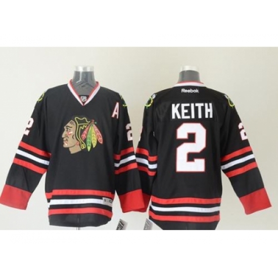Chicago Blackhawks #2 Duncan Keith Black Stitched NHL Jersey Chicago Blackhawks #2 Duncan Keith Black Stitched NHL Jersey