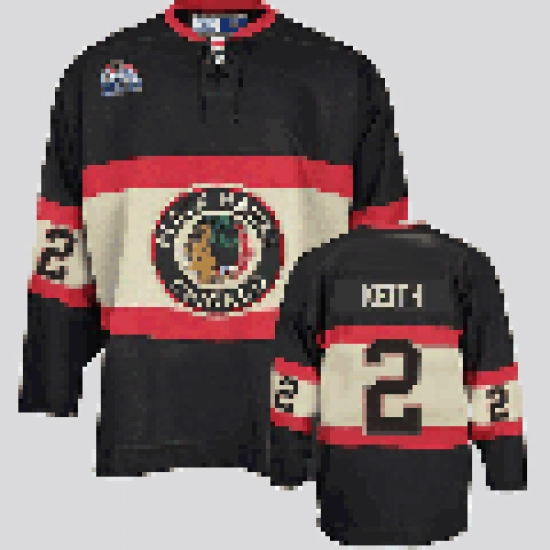 Chicago Blackhawks #2 Duncan Keith Winter Classic Black hockey Jersey Chicago Blackhawks #2 Duncan Keith Winter Classic Black hockey Jersey