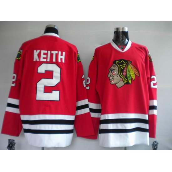 Chicago Blackhawks #2 Duncan Keith red hockey Jersey Chicago Blackhawks #2 Duncan Keith red hockey Jersey