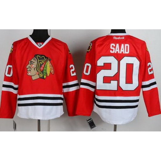 Chicago Blackhawks 20 Brandon Saad Red NHL Jerseys Chicago Blackhawks 20 Brandon Saad Red NHL Jerseys